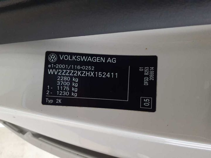 Photo 11 VIN: WV2ZZZ2KZHX152411 - VW CADDY 2.0 TDI 