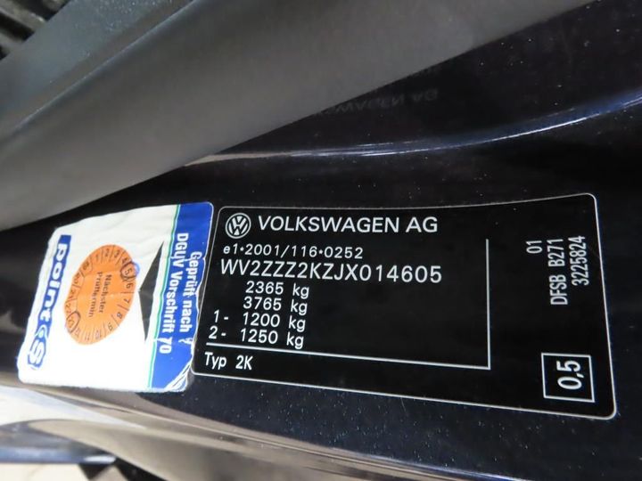 Photo 25 VIN: WV2ZZZ2KZJX014605 - VOLKSWAGEN CADDY 