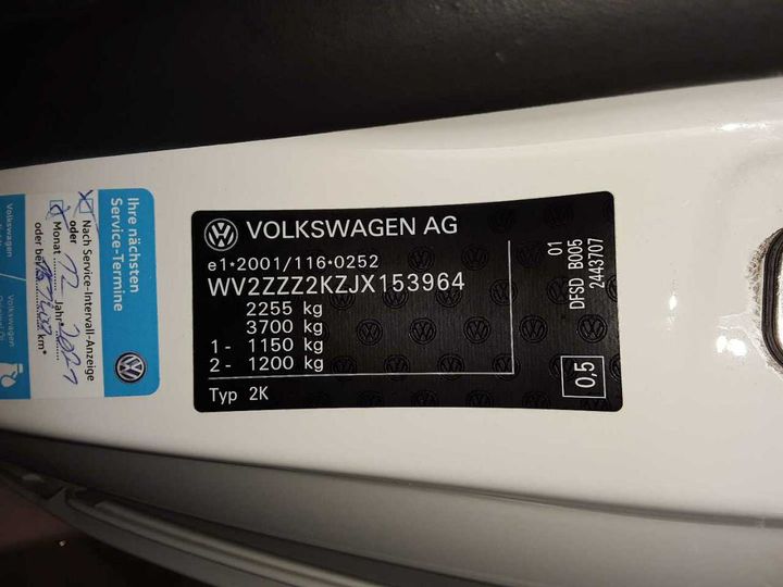 Photo 13 VIN: WV2ZZZ2KZJX153964 - VOLKSWAGEN CADDY 2.0 TDI 