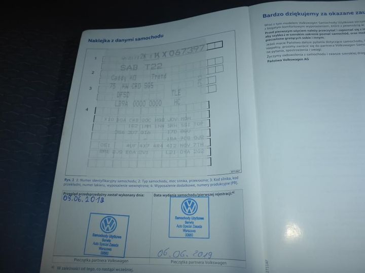 Photo 9 VIN: WV2ZZZ2KZKX067397 - VOLKSWAGEN CADDY 