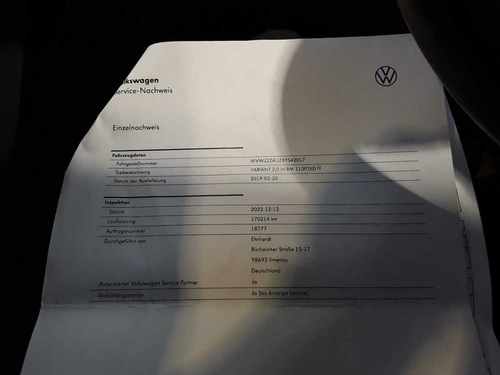 Photo 23 VIN: WV2ZZZ2KZKX126821 - VW CADDY 2.0 TDI 