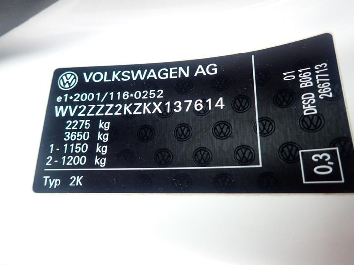 Photo 18 VIN: WV2ZZZ2KZKX137614 - VW CADDY 