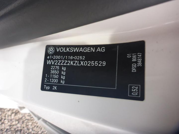 Photo 20 VIN: WV2ZZZ2KZLX025529 - VOLKSWAGEN CADDY 