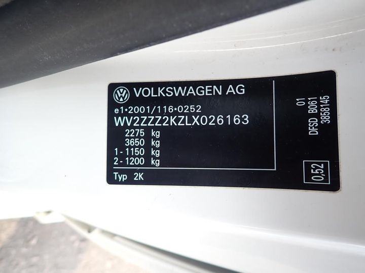 Photo 15 VIN: WV2ZZZ2KZLX026163 - VOLKSWAGEN CADDY 