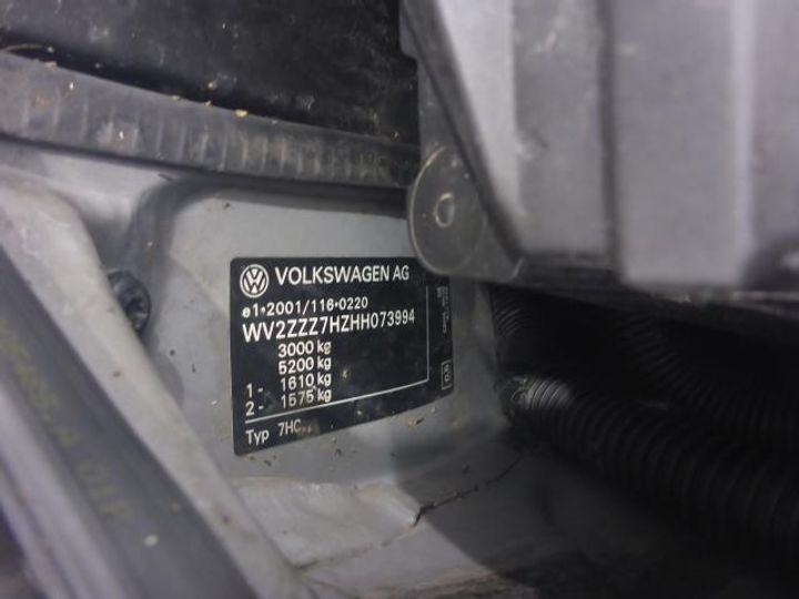 Photo 8 VIN: WV2ZZZ7HZHH073994 - VOLKSWAGEN MULTIVAN 