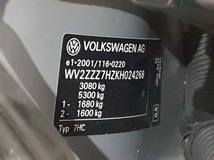 Photo 11 VIN: WV2ZZZ7HZKH024268 - VW CARAVELLE DSG LANG 