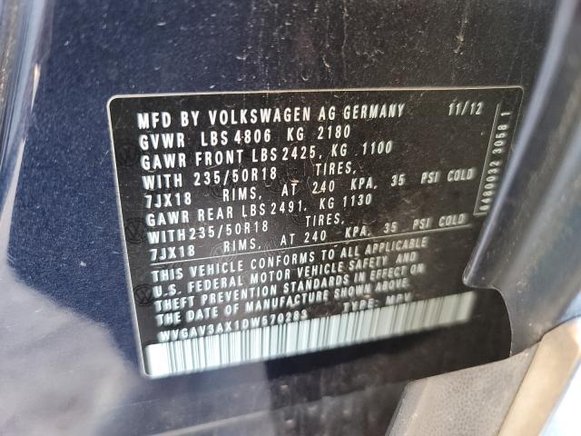 Photo 9 VIN: WVGAV3AX1DW570283 - VOLKSWAGEN TIGUAN 