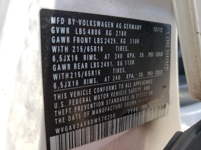 Photo 9 VIN: WVGAV3AX6DW576208 - VOLKSWAGEN TIGUAN 