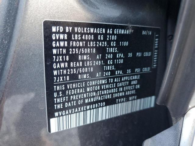 Photo 12 VIN: WVGAV3AX6EW609709 - VOLKSWAGEN TIGUAN 