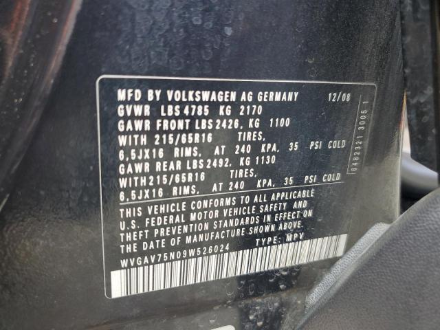 Photo 12 VIN: WVGAV75N09W526024 - VOLKSWAGEN TIGUAN 