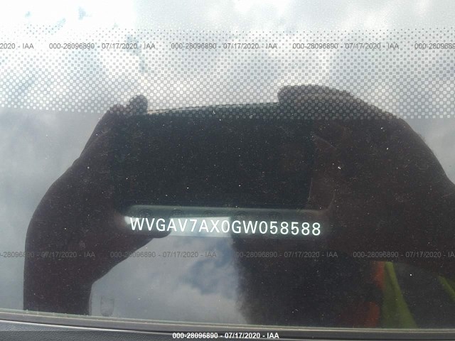 Photo 8 VIN: WVGAV7AX0GW058588 - VOLKSWAGEN TIGUAN 