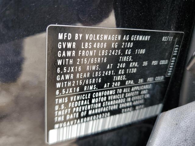 Photo 12 VIN: WVGAV7AX0HK028726 - VOLKSWAGEN TIGUAN 