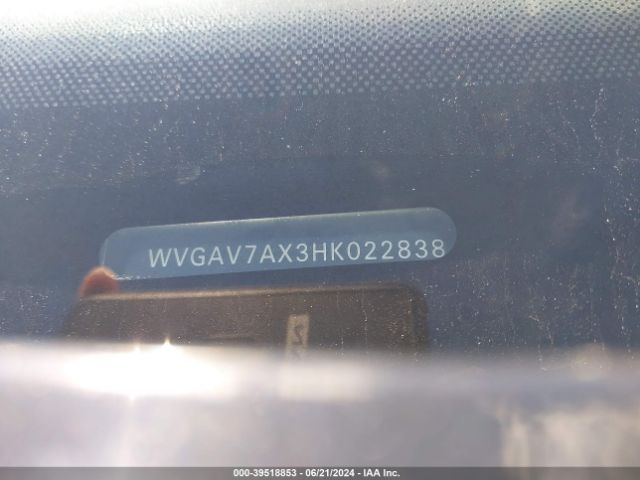 Photo 8 VIN: WVGAV7AX8HK019482 - VOLKSWAGEN TIGUAN 