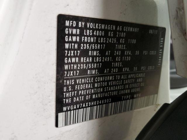 Photo 12 VIN: WVGAV7AX9HK046903 - VOLKSWAGEN TIGUAN 