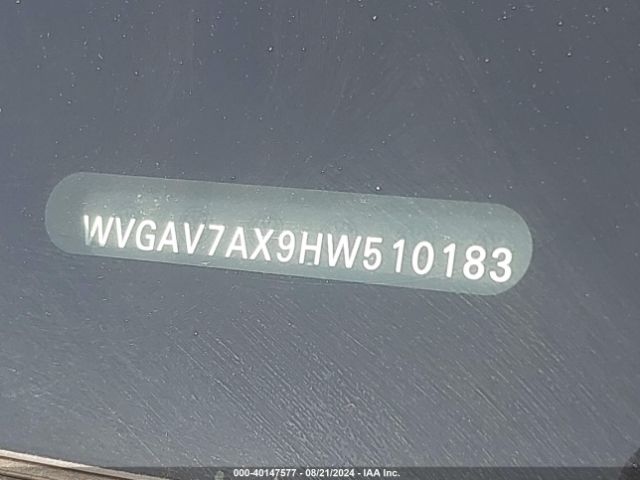 Photo 8 VIN: WVGAV7AX9HW510183 - VOLKSWAGEN TIGUAN 