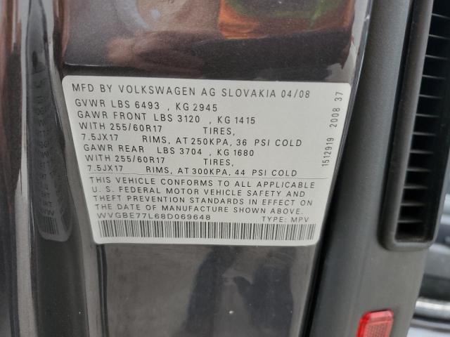 Photo 11 VIN: WVGBE77L68D069648 - VOLKSWAGEN TOUAREG 2 