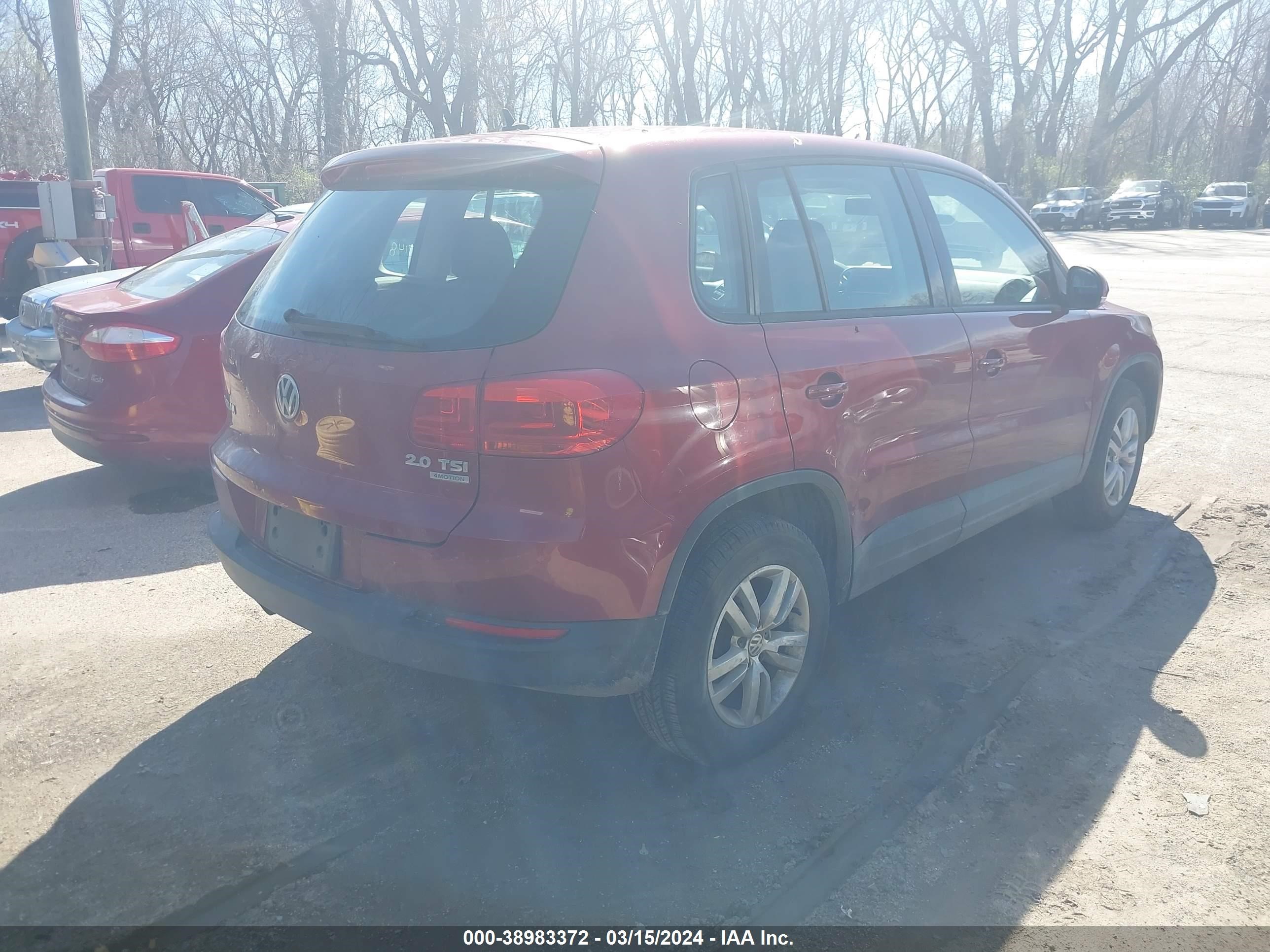 Photo 3 VIN: WVGBV3AX4DW076438 - VOLKSWAGEN TIGUAN 