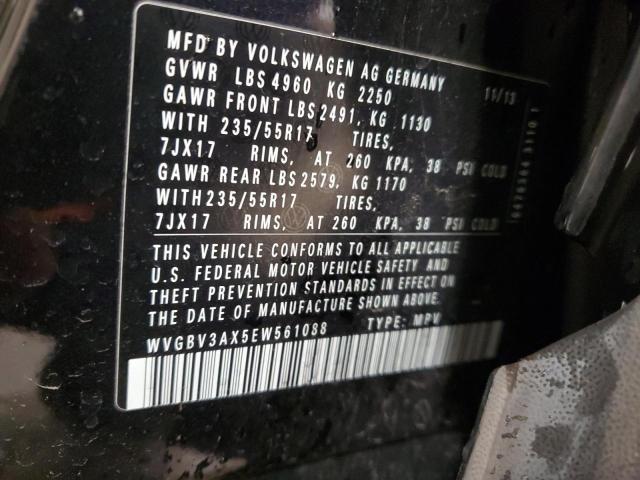 Photo 12 VIN: WVGBV3AX5EW561088 - VOLKSWAGEN TIGUAN 