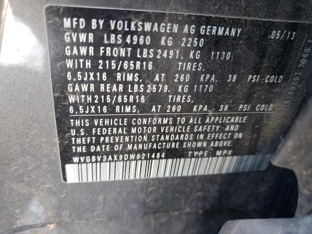 Photo 12 VIN: WVGBV3AX9DW621484 - VOLKSWAGEN TIGUAN 