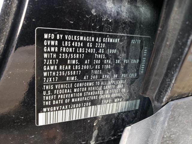 Photo 11 VIN: WVGBV7AX1JK001206 - VOLKSWAGEN TIGUAN 