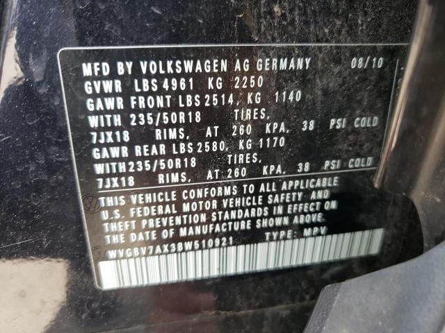 Photo 12 VIN: WVGBV7AX3BW510921 - VOLKSWAGEN TIGUAN 