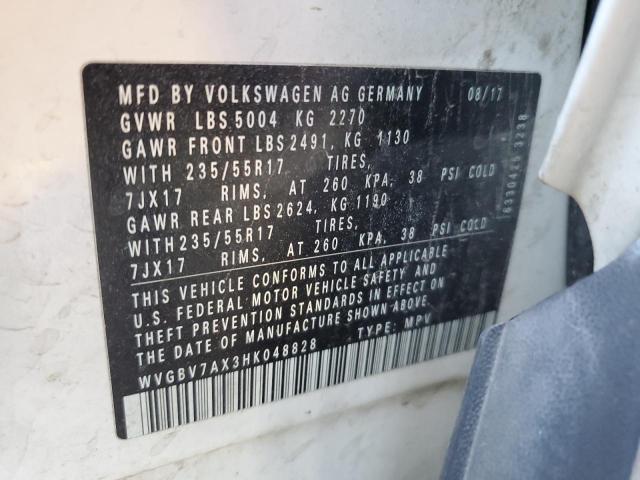 Photo 12 VIN: WVGBV7AX3HK048828 - VOLKSWAGEN TIGUAN 