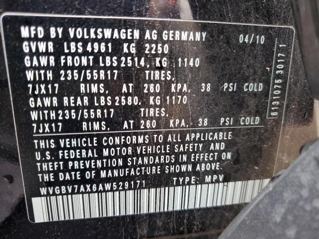 Photo 12 VIN: WVGBV7AX6AW529171 - VOLKSWAGEN TIGUAN 