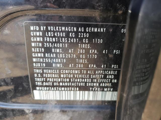 Photo 12 VIN: WVGBV7AX7GW037628 - VOLKSWAGEN TIGUAN 