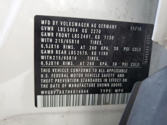 Photo 12 VIN: WVGBV7AX7HK014844 - VOLKSWAGEN TIGUAN 