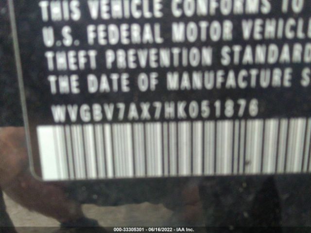 Photo 8 VIN: WVGBV7AX7HK051876 - VOLKSWAGEN TIGUAN 