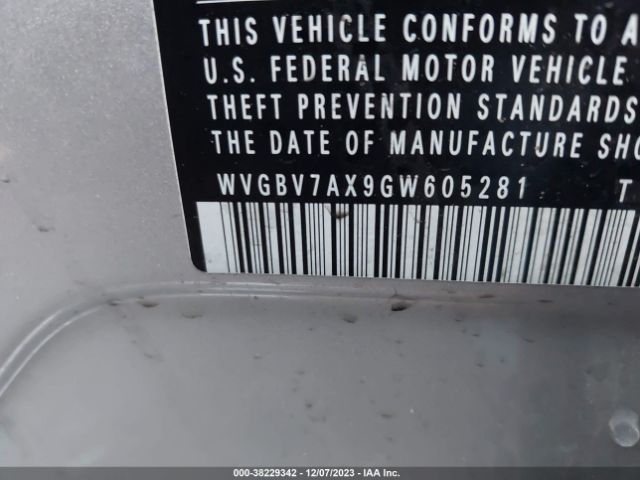 Photo 8 VIN: WVGBV7AX9GW605281 - VOLKSWAGEN TIGUAN 