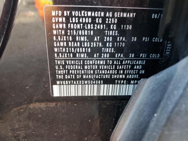 Photo 12 VIN: WVGBV7AXXDW504083 - VOLKSWAGEN TIGUAN 