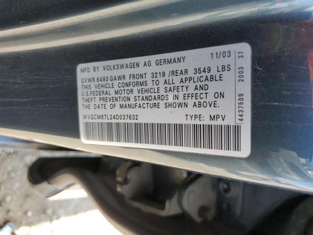 Photo 11 VIN: WVGCM67L24D037632 - VOLKSWAGEN TOUAREG 