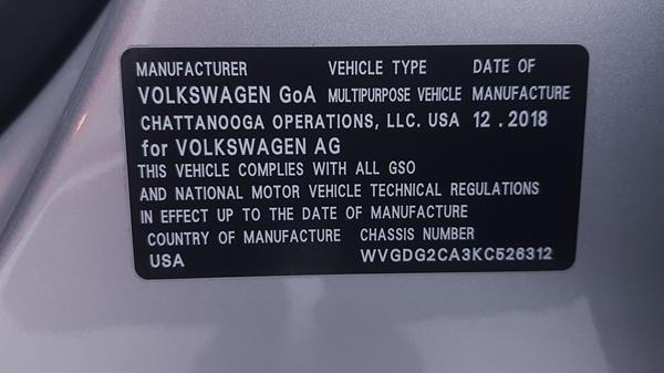 Photo 2 VIN: WVGDG2CA3KC526312 - VOLKSWAGEN TERAMONT 