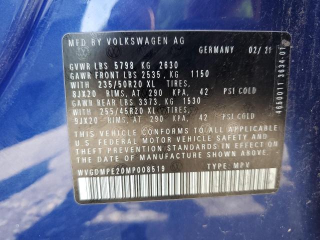 Photo 12 VIN: WVGDMPE20MP008519 - VOLKSWAGEN ID.4 FIRST 