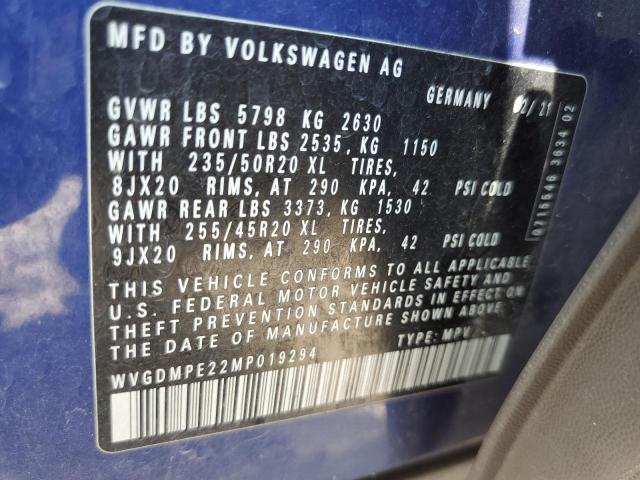 Photo 13 VIN: WVGDMPE22MP019294 - VOLKSWAGEN ID.4 FIRST 