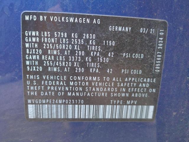 Photo 11 VIN: WVGDMPE24MP023170 - VOLKSWAGEN ID.4 FIRST 