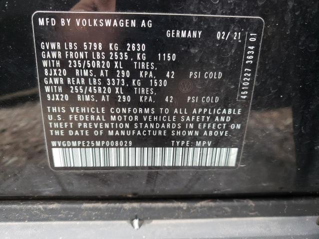 Photo 9 VIN: WVGDMPE25MP008029 - VOLKSWAGEN ID.4 FIRST 