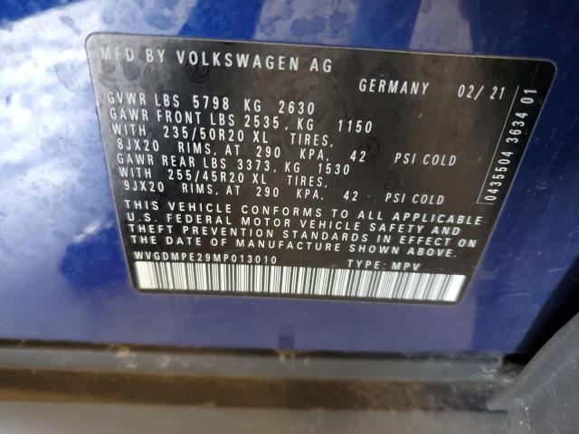 Photo 12 VIN: WVGDMPE29MP013010 - VOLKSWAGEN ID.4 FIRST 