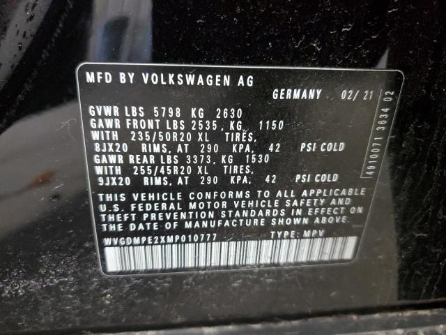 Photo 12 VIN: WVGDMPE2XMP010777 - VOLKSWAGEN ID.4 FIRST 