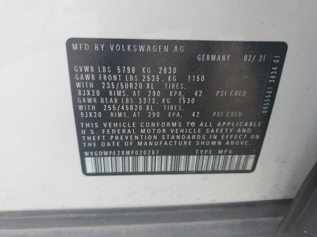 Photo 12 VIN: WVGDMPE2XMP020287 - VOLKSWAGEN ID.4 FIRST 