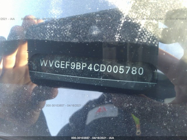 Photo 8 VIN: WVGEF9BP4CD005780 - VOLKSWAGEN TOUAREG 