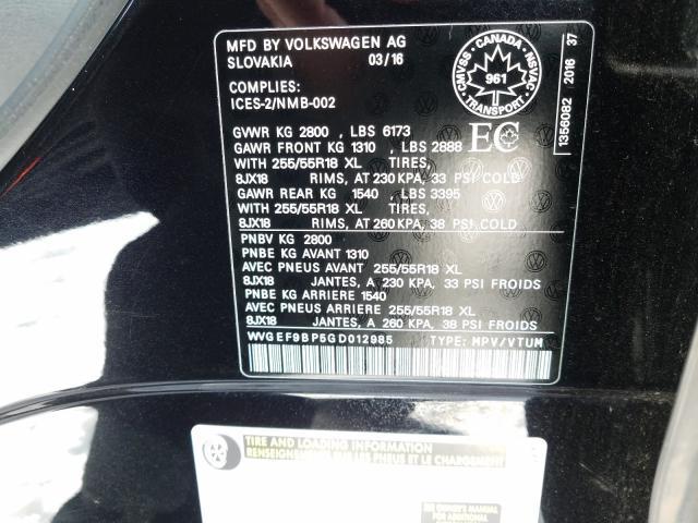 Photo 8 VIN: WVGEF9BP5GD012985 - VOLKSWAGEN TOUAREG 