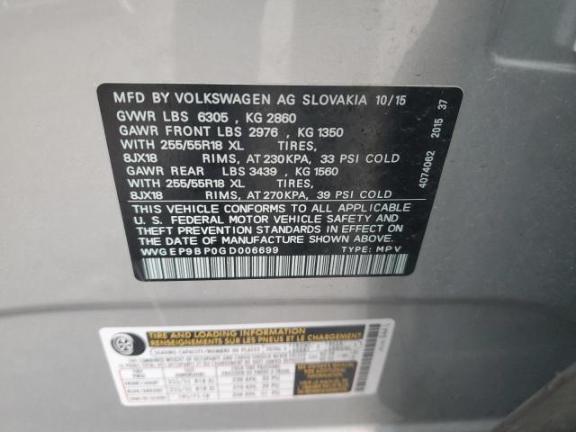 Photo 11 VIN: WVGEP9BP0GD006699 - VOLKSWAGEN TOUAREG TD 