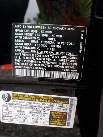 Photo 13 VIN: WVGEP9BP4ED010137 - VOLKSWAGEN TOUAREG V6 