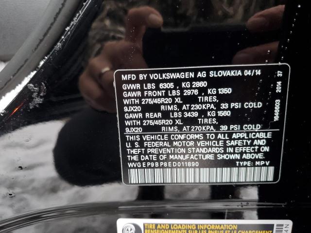 Photo 12 VIN: WVGEP9BP8ED011890 - VOLKSWAGEN TOUAREG V6 