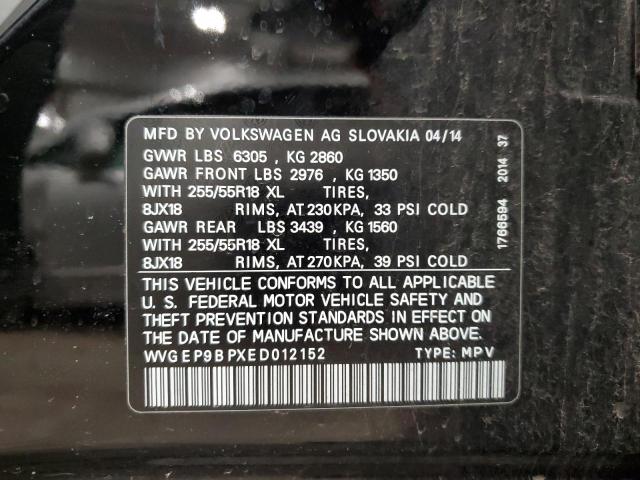 Photo 9 VIN: WVGEP9BPXED012152 - VOLKSWAGEN TOUAREG V6 