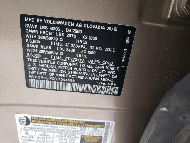 Photo 12 VIN: WVGEP9BPXGD004099 - VOLKSWAGEN TOUAREG TD 