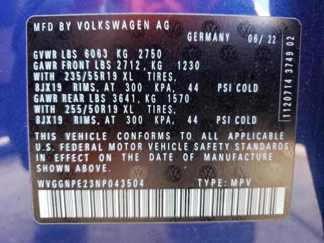 Photo 12 VIN: WVGGNPE23NP043504 - VOLKSWAGEN ID.4 