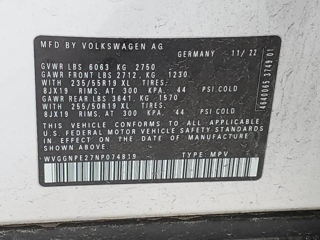 Photo 11 VIN: WVGGNPE27NP074819 - VOLKSWAGEN ID.4 